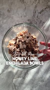 86K views · 963 reactions | Full recipe in caption! Search Myfitnesspal or Macrosfirst apps for, “Stay Fit Mom Honey Lime Enchilada Bowls” to log in your food diary. #mealprep #5aymealprep #highproteinmeals #macrofriendlyrecipe #singleservemeals #easymealprep #ovenbakedmealprep #trackingmacros #countingmacros | Stay Fit Mom | Stay Fit Mom · Original audio