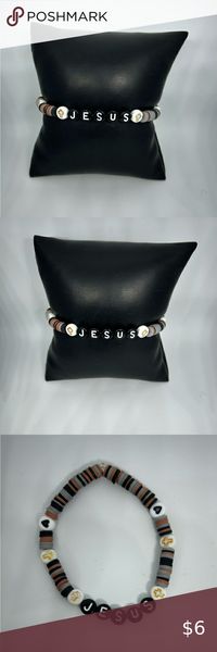 Check out this listing I just added to my Poshmark closet: Jesus Heishi Bracelet. https://posh.mk/brZ1uLHnQHb #shopmycloset #poshmark #shopping #style #pinforlater #Handmade #Jewelry