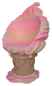 Ice Cream Chair Soft Serve Strawberry Vanilla