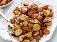 Ina's Garlic Roasted Potatoes