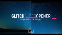 Glitch Sliced Opener  corporate, dynamic, energy, fast, intro, lower third, modern, opener, rhythm, sliced, slide, title, titles, typography