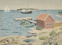 Oskar Bergman | Sweden. Sommarskärgård. Signed | MutualArt