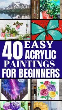 Looking for painting that are very easy to learn? If you're looking for acrylic painting ideas then you're in the right place. These paintings are great and beginner friendly. You'll just love them all.