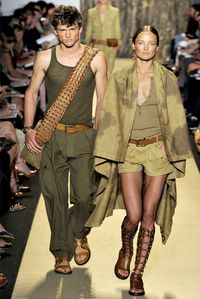 Camo MK runway fashion