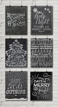 More Christmas printables