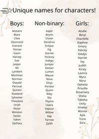 Here’s a list if names for all genders!