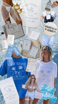 Last Toast on the Coast Bachelorette Theme - coastal vibes for the beach bride 🌊