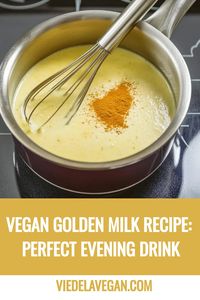 Need a cozy, healthy drink? Our Vegan Golden Milk Recipe is perfect. It combines turmeric and almond milk for a soothing blend. Follow the simple steps to make your own. Save this pin for a warming drink later. Cozy up with our Vegan Golden Milk Recipe. Check it out now!