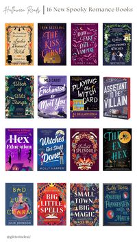 16 New Spooky Romance Books for Halloween - Novels to Read the October Spooky Season - GLITTERINC.COM