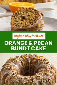 Sink your teeth into the citrusy embrace of Orange and Pecan Bundt Cake, where zesty oranges intertwine with crunchy pecans in a moist, golden crumb. Easy to bake, and a super delightful sweet treat!