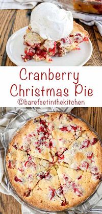 Nantucket Christmas Cranberry Pie