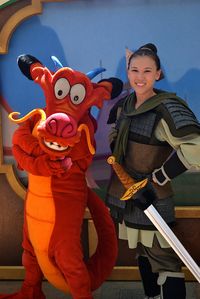 Mulan and Mushu