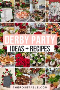 The ultimate Kentucky Derby party guide! Ideas for a hat contest, betting game, decor, plus tons of delicious southern recipes!