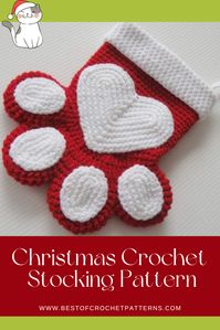 Make your furry friend's holiday season merry with this adorable Paw Crochet Stocking pattern. Perfect for pet lovers, this festive design will add a charming, personalized touch to your Christmas decorations. Click to learn more!