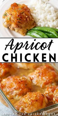 This apricot chicken dish is a warm, comforting meal for lunch or dinner. This easy and simple recipe combines the natural sweetness of apricots with tender chicken, resulting in a great blend of flavors. Make this recipe for a delicious family meal!