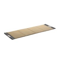 Luxury handmade leather fitness mat. It will help prevent pains in your back while lying down or doing cat stretches. Exercise mats are ideal for working with weights, due to the fact that it prevents damaging the wooden floor.