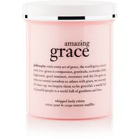 PhilosophyOnline Only Amazing Grace Whipped Body Cream - Supersized 16 oz. $44. (Best deal I found). Philosophy’s Amazing Grace Whipped Body Crème contains olive oil along with niacinamide, a B vitamin that increases hydration and stimulates skin’s own production of lipids. $32 at Sephora and Beauty.com. for 8 oz. size