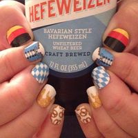 Oktoberfest nails