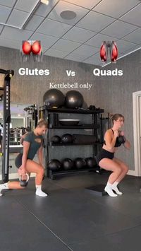 Kettlebell Only Glutes Vs Quads Workout