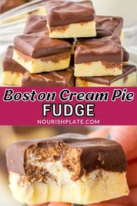 Boston Cream Pie Fudge Recipe