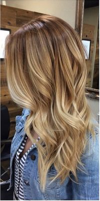 light wood and honey blonde highlights