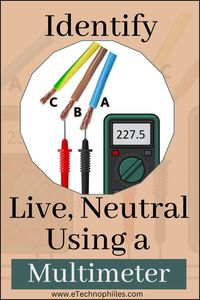 Easy step-by-step guide on how to identify Neutral, Live, and Earth wires using a multimeter