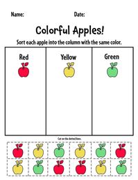 FREE September Worksheets for Preschool! ⋆ The Hollydog Blog