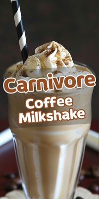 This rich and creamy coffee shake is perfect for anyone on the carnivore diet looking for a delicious morning drink. Tasty and easy to make .Follow me for the best carnivore recipes! #Carnivore #CarnivoreDiet #Keto #KetoDiet