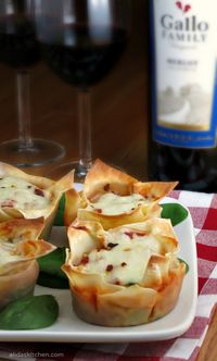 Spinach Lasagna Cups