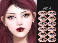 ANGISSI / ts4cc / sims 4 cc / eyes / genetics / facepaint / female / male / costume makeup / alpha