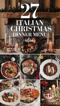 Discover amazing Italian dishes to make your Christmas dinner extra special. PIN or SAVE these recipes for your holiday meal plan!