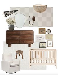 Baby Mansfield room mood board