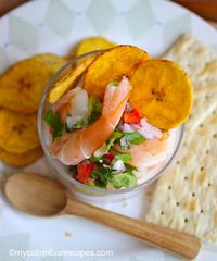 Ceviche de Camarón con Coco (Coconut Shrimp Ceviche)