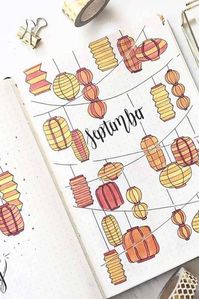 Bullet Journal Septembre : +45 Pages de Garde Créatives