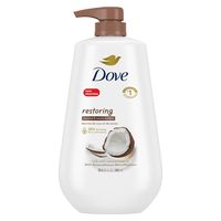 Restores your skin and delights your senses. With Dove Restoring Coconut & Cocoa Butters Body Wash. This nourishing body wash, with 24hr Renewing MicroMoisture, gently cleanses and nourishes the skin, leaving it renewed and healthy-looking for 24 hours. From the #1 dermatologist-recommended body wash brand, this restoring body wash has a luxurious lather you’ll love to use in the shower after a long day. Dove Restoring Body Wash has been developed with millions of MicroMoisture droplets and plan