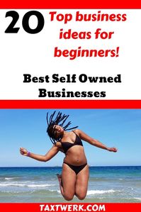 Here are the 20 top business ideas for beginners. Check out the full blog post below if you want to get ideas for the best self owned businesses that are profitable.  The first suggestion is, of course, advertising an online business. Read more #onlinebusiness #workfromhome #howtostartablog #entrepreneur