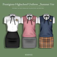 [RIMINGS] Prestigious Highschool Uniform _Summer Ver | Patreon