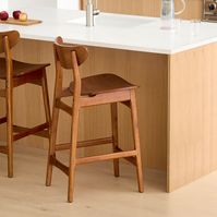 Classic Cafe Counter Stool, Walnut | West Elm