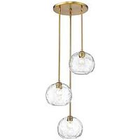 Elegant Lighting Eren 11 3/4" Wide Gold 5-Light Mini Cluster Pendant - #241H5 | Lamps Plus