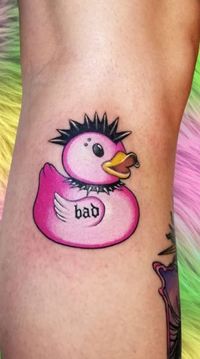 << Check out more Duck Tattoos and Ideas #girlytattoos #tattooideas #tattoodesigns #tattoos #duck