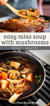 Dive into the hearty goodness of this quick and easy Vegetable and Mushroom Miso Soup recipe! Bursting with nutritious ingredients, this humble bowl is your shortcut to healthy comfort food. Witness how simple ingredients transform into a flavorful masterpiece in just minutes. Discover the secret behind this aromatic delight and become a soup maestro today.