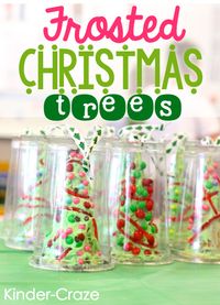 DIY Cup Cases for Frosted Christmas Trees