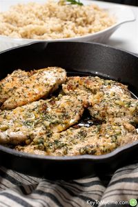 This easy 15-minute garlic butter chicken recipe is delicious! You’ll love this family favorite stove top chicken recipe that’s coated in garlic butter. #GarlicChicken #GarlicButterChicken #GarlicChickenRecipe #GarlicChickenRecipes KeyToMyLime.com