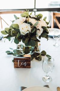 Repurpose your bouquets to create beautiful table florals. 💐 . COUPLE | Christina+John VENUE | The Greystone Estate PHOTO | Marc and Anna Photo & Film PLANNER | Winey Blonde Events FLORIST | Stylish Stems