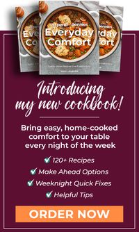 The wait is over! My Cookbook is Here! Everyday Comfort cookbook by Holly Nilsson. Get Your Copy!