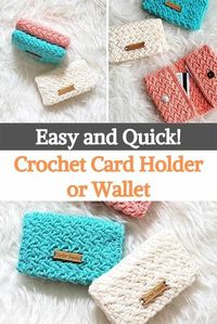 This crochet cardholder is perfect for a quick gift or to sell at craft fairs. Very little yarn is needed to make this crochet card bag. It only takes about 80 feet for a crochet cardholder. What a fun idea, right? You can put your credit cards or gift cards in this cardholder and throw them in your bag. You can also carry it in your pocket. The free crochet card holder pattern has a beginner-friendly construction. It is made by folding a simple rectangle. Try using the remaining cotton yarn...