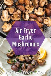 Here's how you can air fry garlic mushrooms at home. You won't believe just how easy it is to cook this at home.