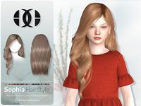 The Sims Resource - Sophia Hairstyle Child