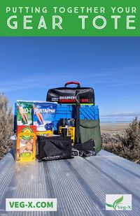 Car Camping? Dispersed Camping? Bookdocking? Exploring? If so, you definitley need a gear tote! A well organized gear tote will help you stay organized before, during, and after your trip. Check out our tips for building your tote and recommended products. #camping #tote #explore #adventure #dispersedcamping #boondocking #drycamp #drycamping #travel