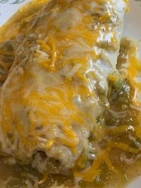 Authentic, Spicy, Smothered Green Chili Burritos - Tastes Delish - Special Ingredient: Love